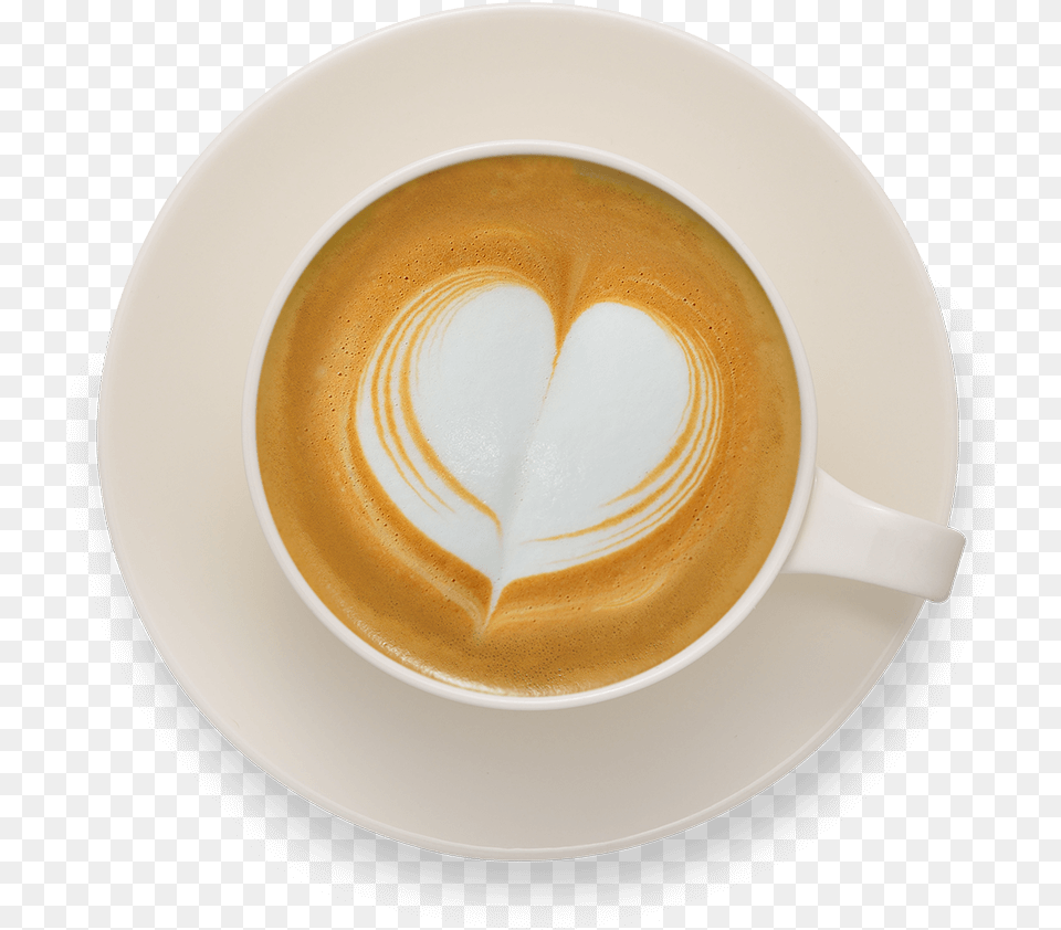 Latte Coffee Heart, Beverage, Coffee Cup, Cup, Art Free Transparent Png