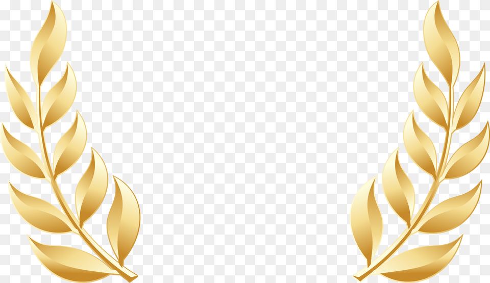 Transparent Laurel Wreath, Gold, Accessories, Jewelry, Necklace Png Image