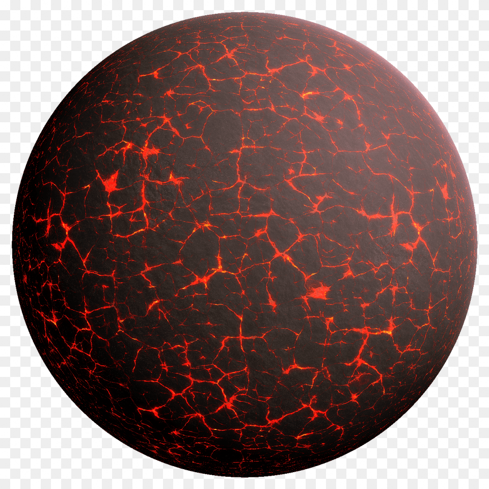 Transparent Lava Clipart Lava Planet Transparent, Sphere, Mountain, Nature, Outdoors Free Png Download