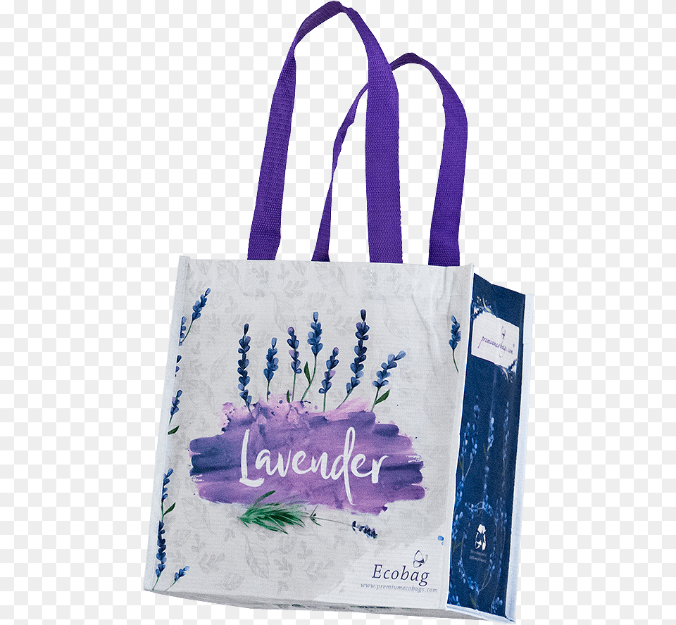 Transparent Lavender Bush Tote Bag, Accessories, Handbag, Tote Bag, Purse Free Png