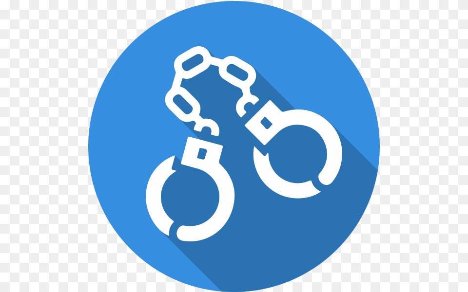 Law Icon Handcuffs White, Dynamite, Weapon Free Transparent Png