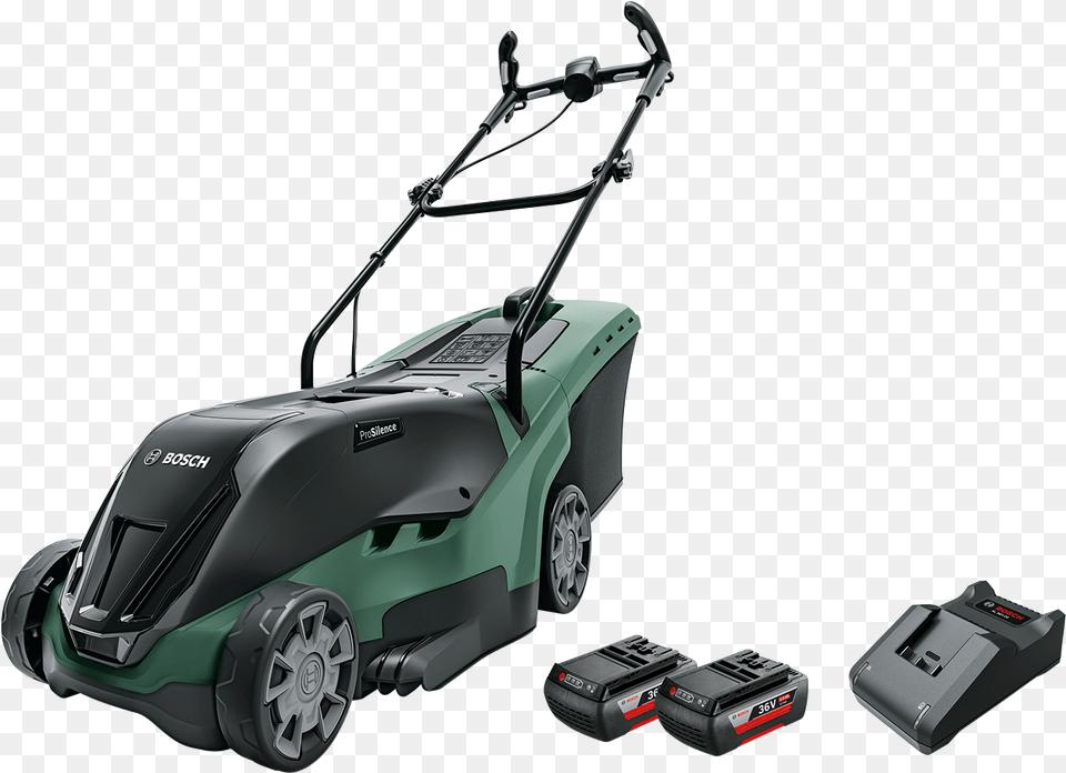 Lawnmower Bosch Rotak 36, Grass, Lawn, Plant, Device Free Transparent Png