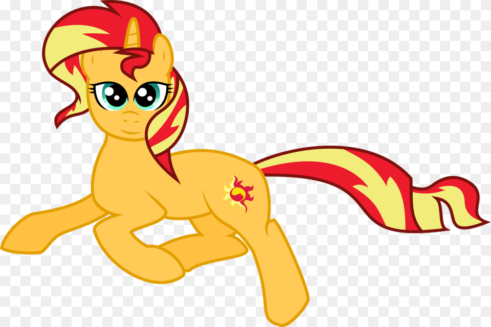 Transparent Laying Down Mlp Sunset Shimmer Pony Laying Down, Baby, Person, Face, Head Free Png Download