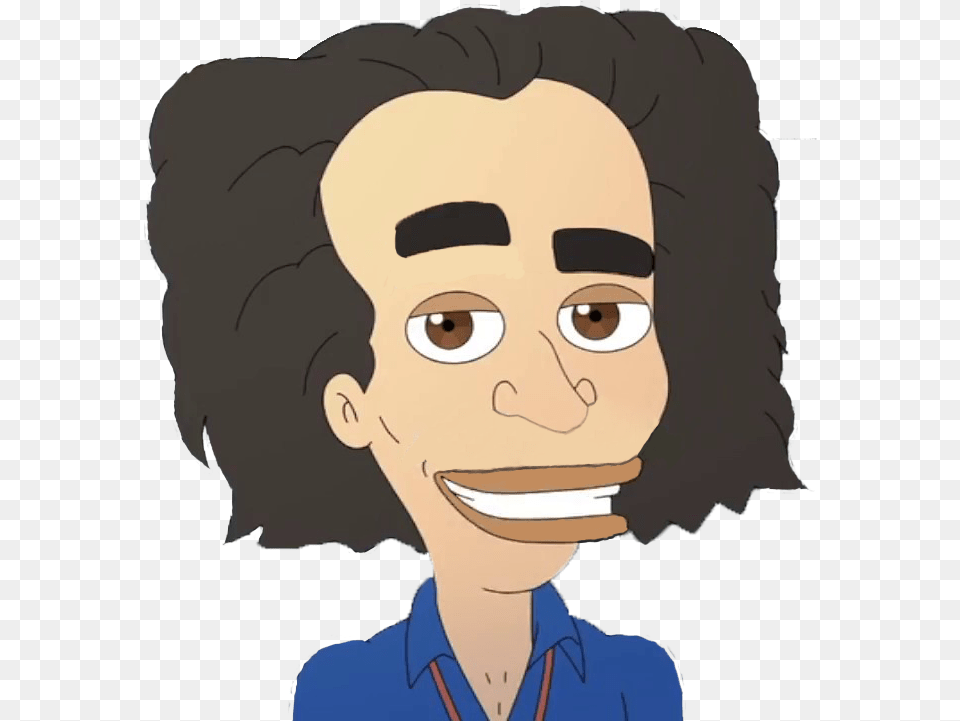 Leafyishere Coach From Big Mouth, Person, Face, Head, Art Free Transparent Png