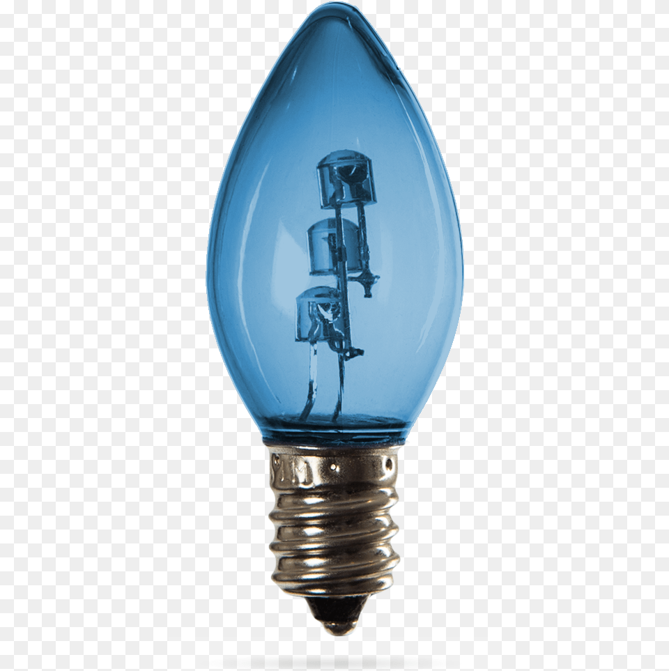 Transparent Led 3 Diode Light Bulbs In C7 U0026 C9 Christmas World Compact Fluorescent Lamp, Lightbulb Png