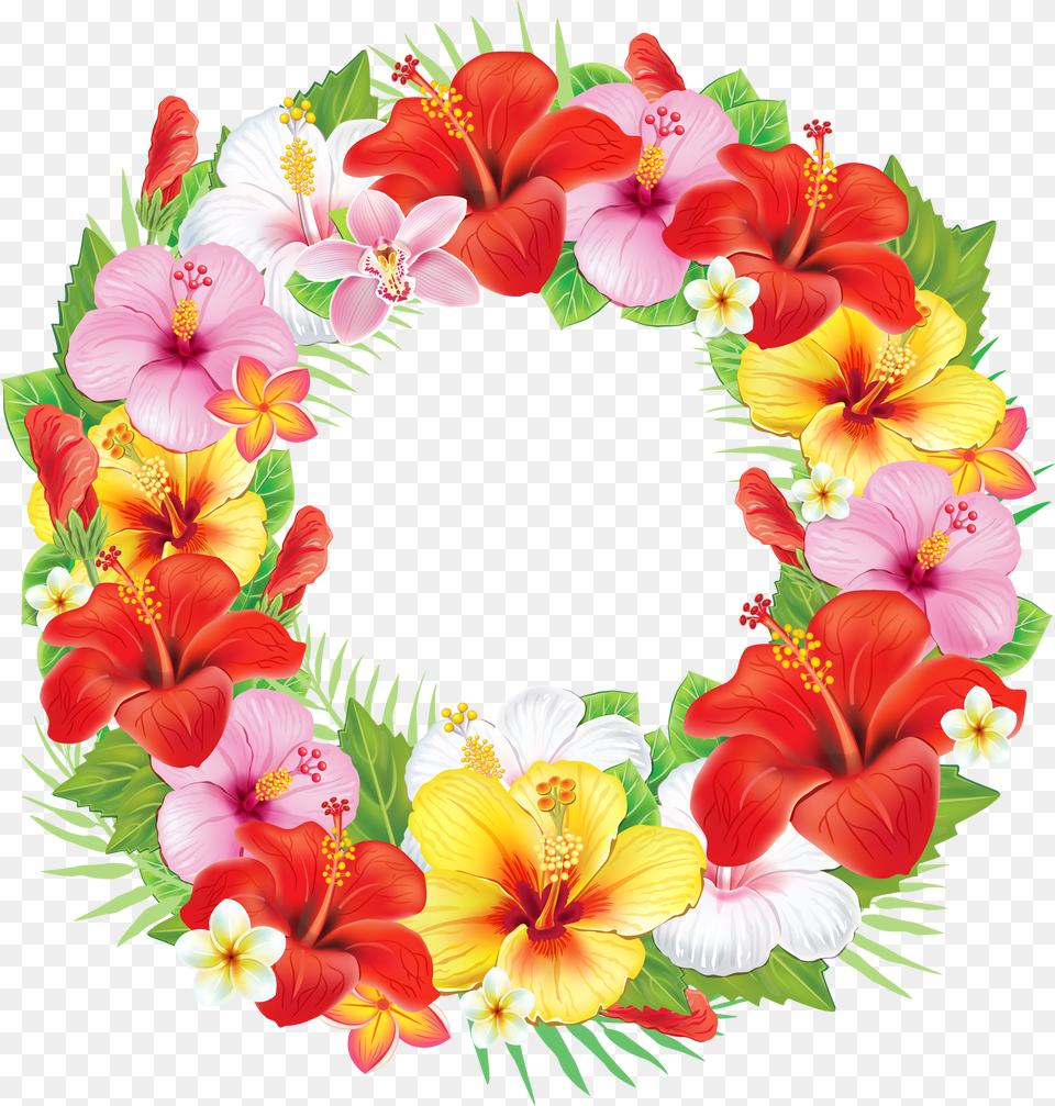 Transparent Lei Hawaiian Flower Wreath Png