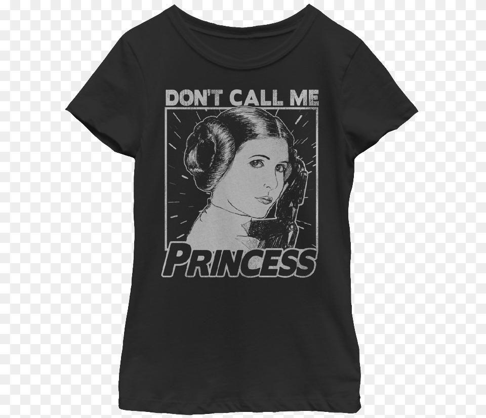 Transparent Leia Organa Dont Call Me Princess, Clothing, T-shirt, Adult, Female Png