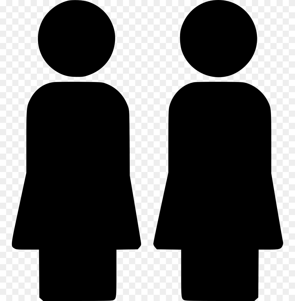 Transparent Lesbian Symbol, Silhouette, Clothing, Coat, Adult Png