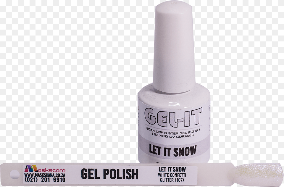 Transparent Let It Snow Nail Polish, Cosmetics, Bottle, Perfume Png