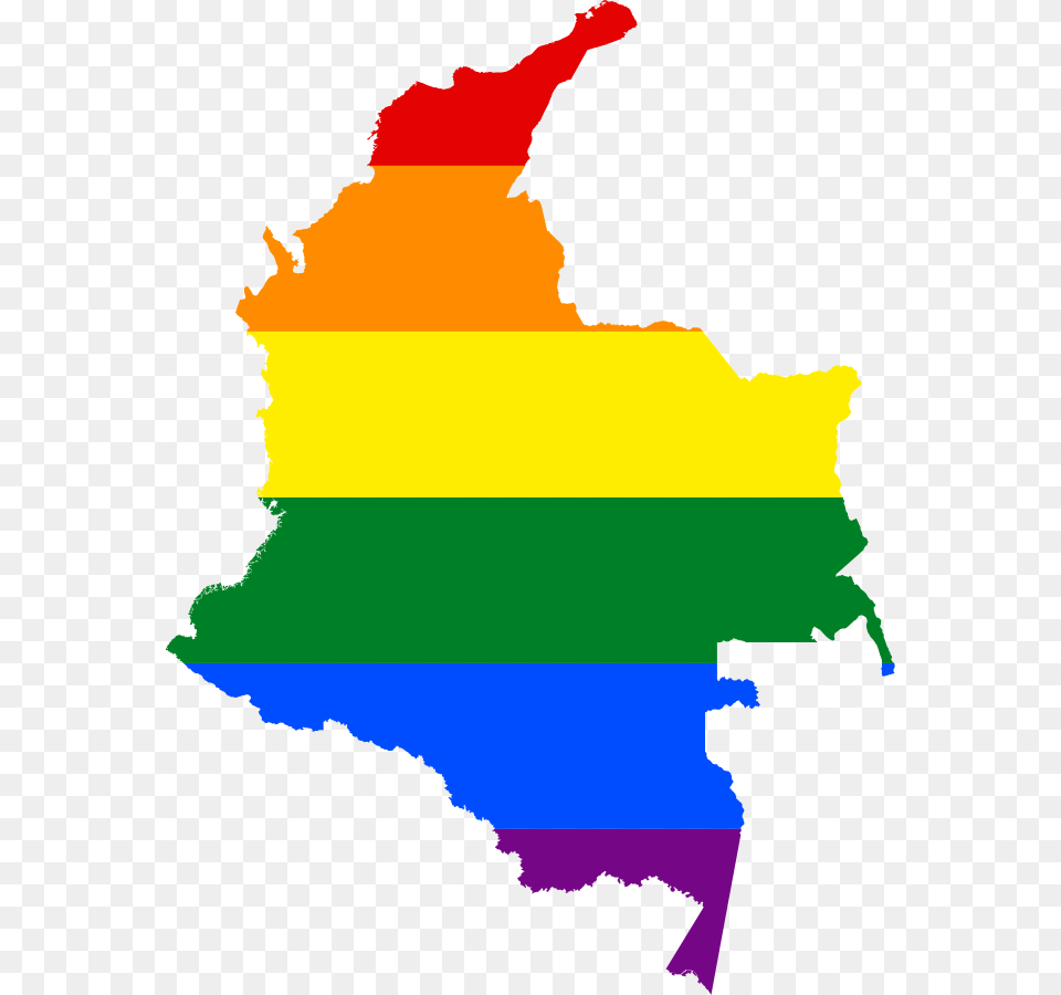 Transparent Lgbt Clipart Colombia Flag Map, Art, Graphics, Outdoors, Nature Free Png
