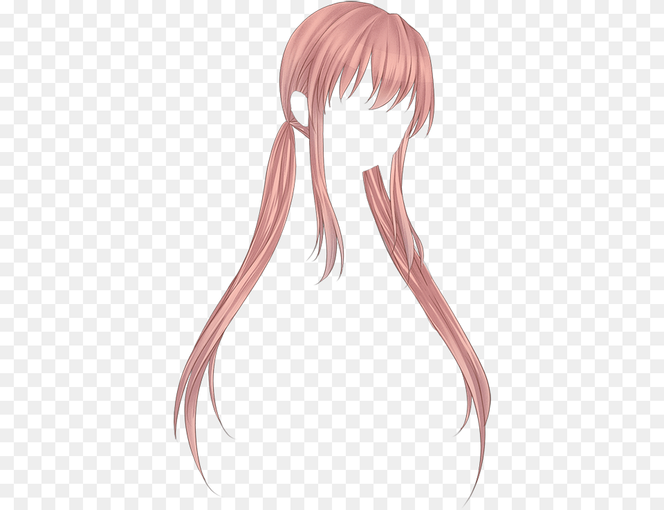 Transparent Library Bangs Drawing Reference Pink Anime Hair Transparent, Adult, Book, Comics, Female Png