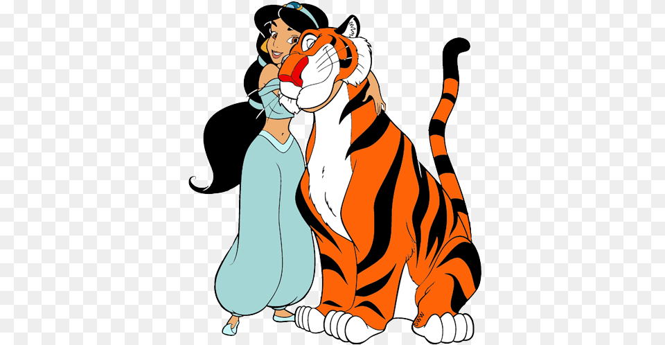 Transparent Library Baseball Clipart Tiger Princess Jasmine And Raja, Baby, Person, Face, Head Png