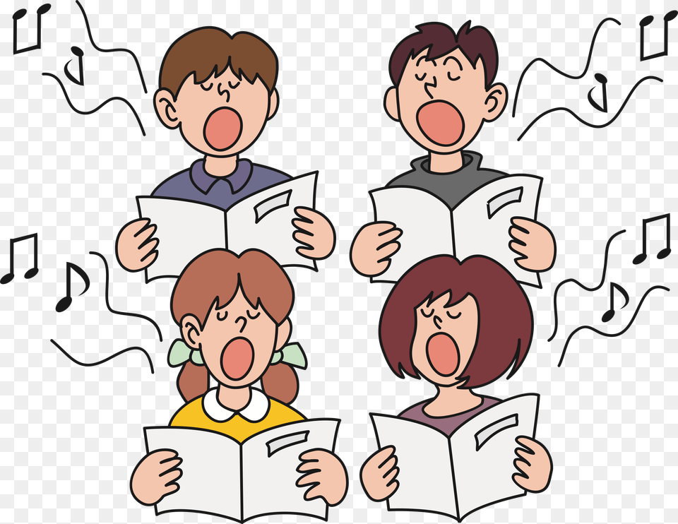 Transparent Library Boy Singing Clipart Choir Clipart, Book, Person, Publication, Reading Png Image