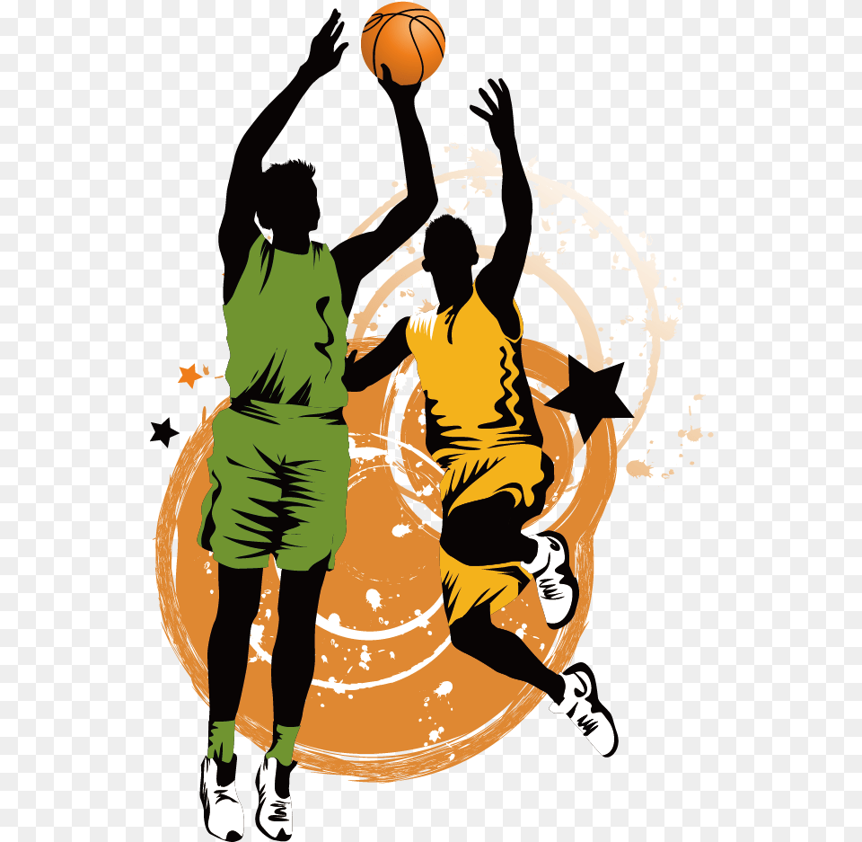 Transparent Library Sport Art Creative Basketball Transparent Basketball Players, Ball, Basketball (ball), Person, Man Png Image