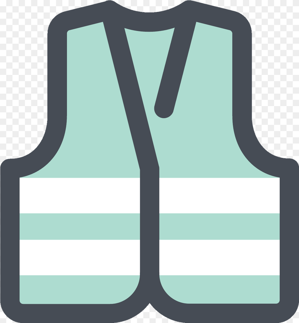Transparent Life Vest Clipart Clipart Safety Vest, Clothing, Lifejacket Free Png Download