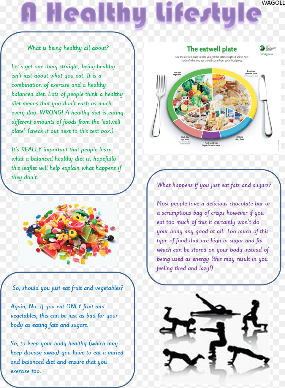 Transparent Lifestyle Have A Balanced Diet Leaflet, Advertisement, Poster, Meal, Lunch Png Image