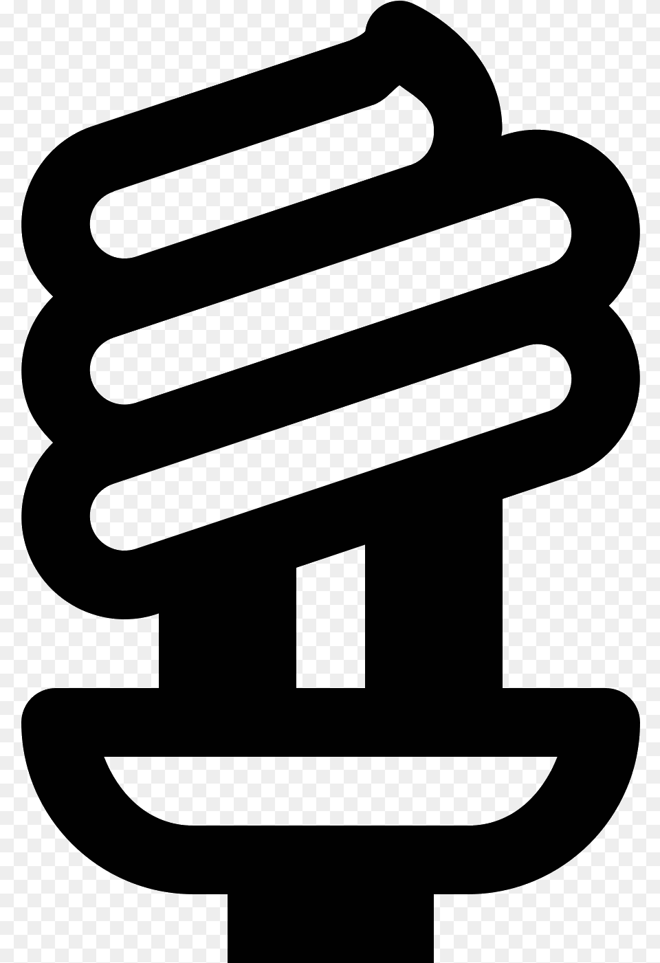 Light Bulb Sign, Gray Free Transparent Png