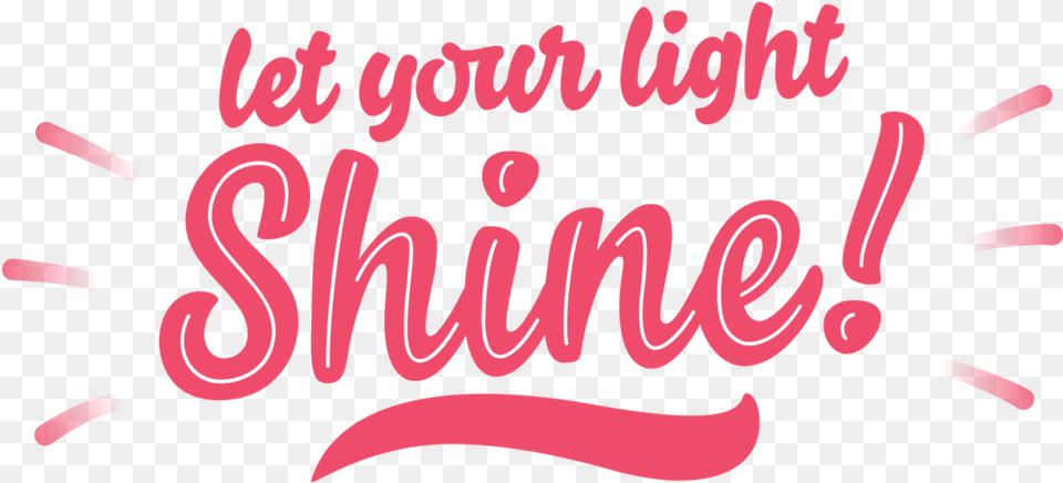 Transparent Light Shine Calligraphy, Text Free Png Download