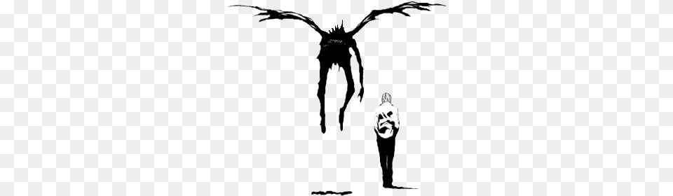 Transparent Light Yagami And Ryuk Death Note Ryuk Transparent, Adult, Male, Man, Person Png