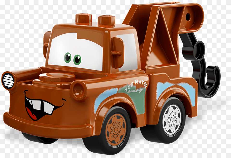 Lightening Mcqueen Clipart Lego Duplo Cars 2 Mater, Tow Truck, Transportation, Truck, Vehicle Free Transparent Png