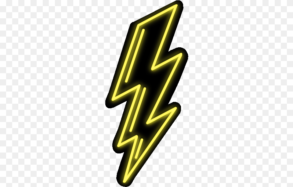 Transparent Lightning Bolt Gif, Light, Neon Png