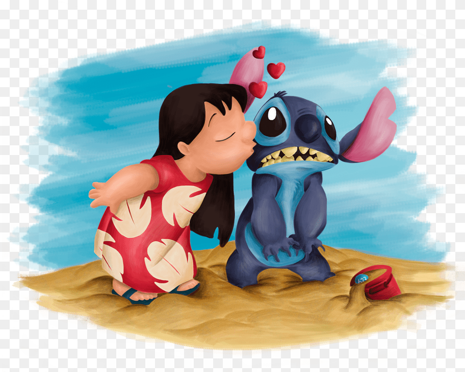 Transparent Lilo And Stitch Clipart Stitch And Lilo, Baby, Person, Face, Head Free Png