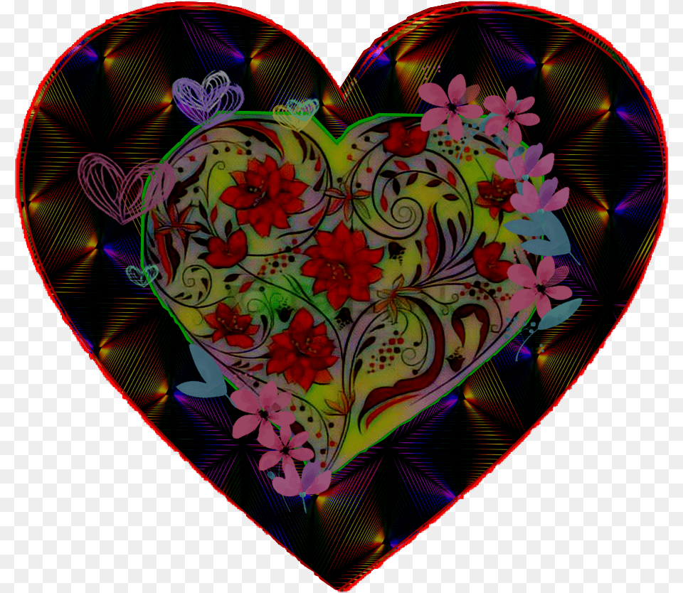 Transparent Lilypad Heart, Pattern, Art, Accessories, Fractal Png