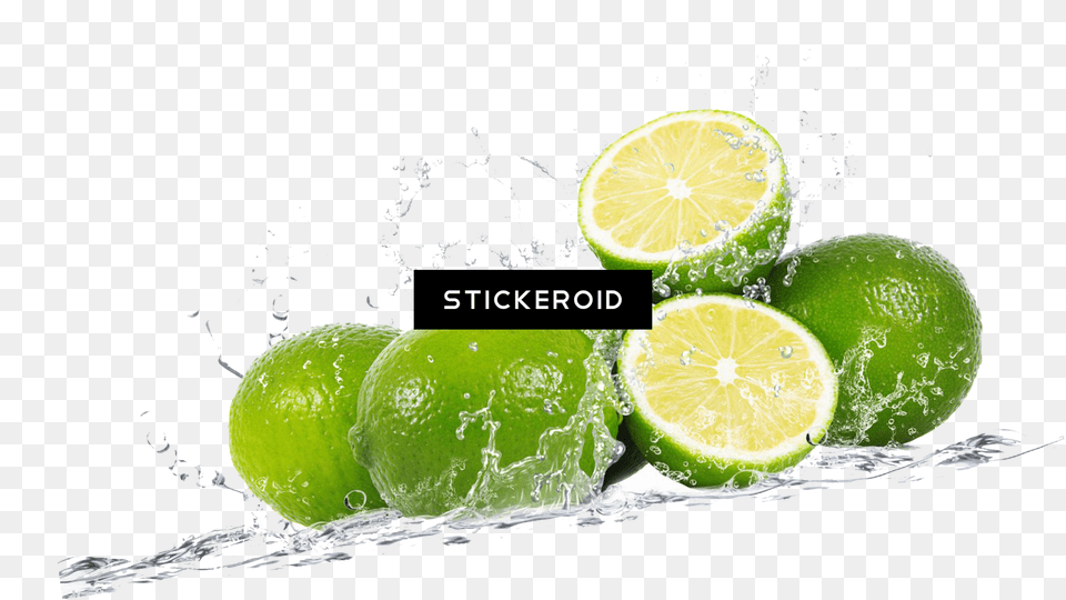 Transparent Lime Lemon And Lime Splash Water, Plant, Citrus Fruit, Food, Fruit Png Image