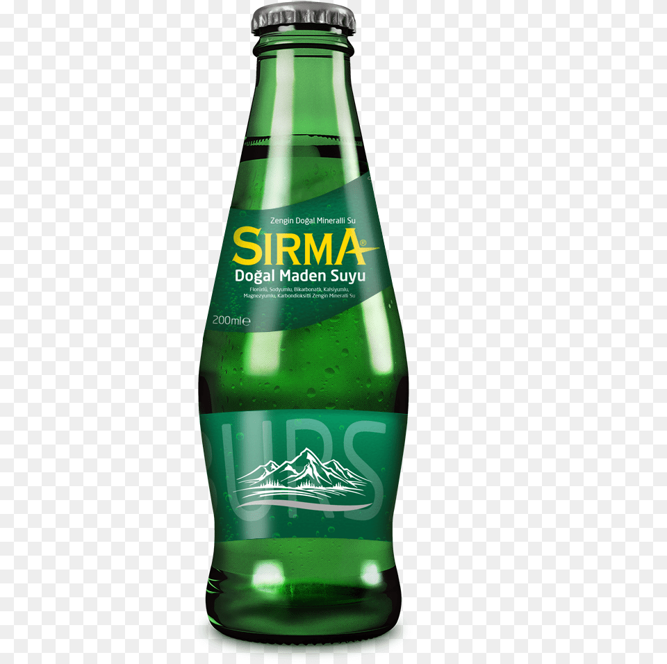 Transparent Limonada Sirma Sparkling Water, Bottle, Alcohol, Beer, Beverage Free Png Download