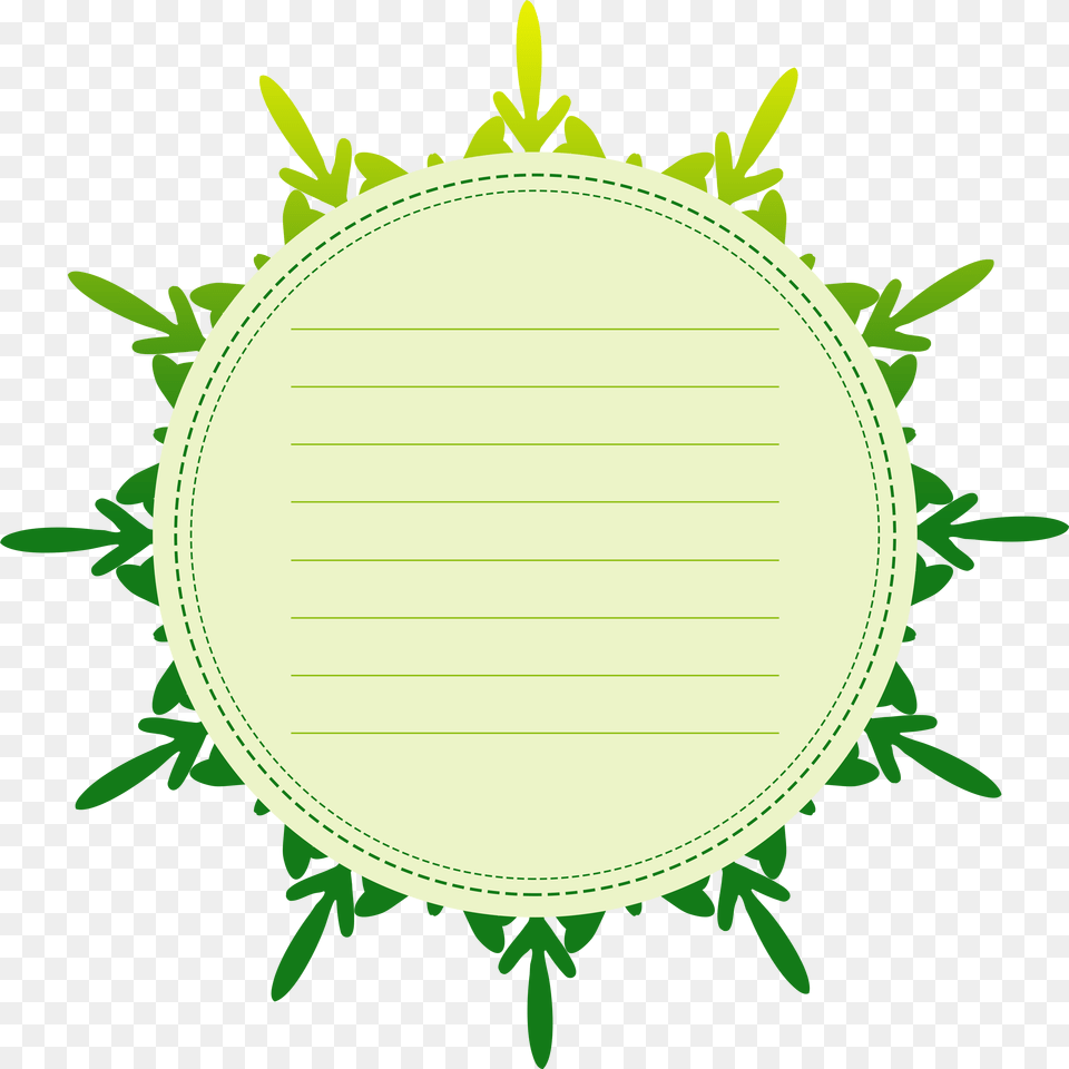 Transparent Linha Pontilhada Circle, Green, Plant, Page, Text Free Png