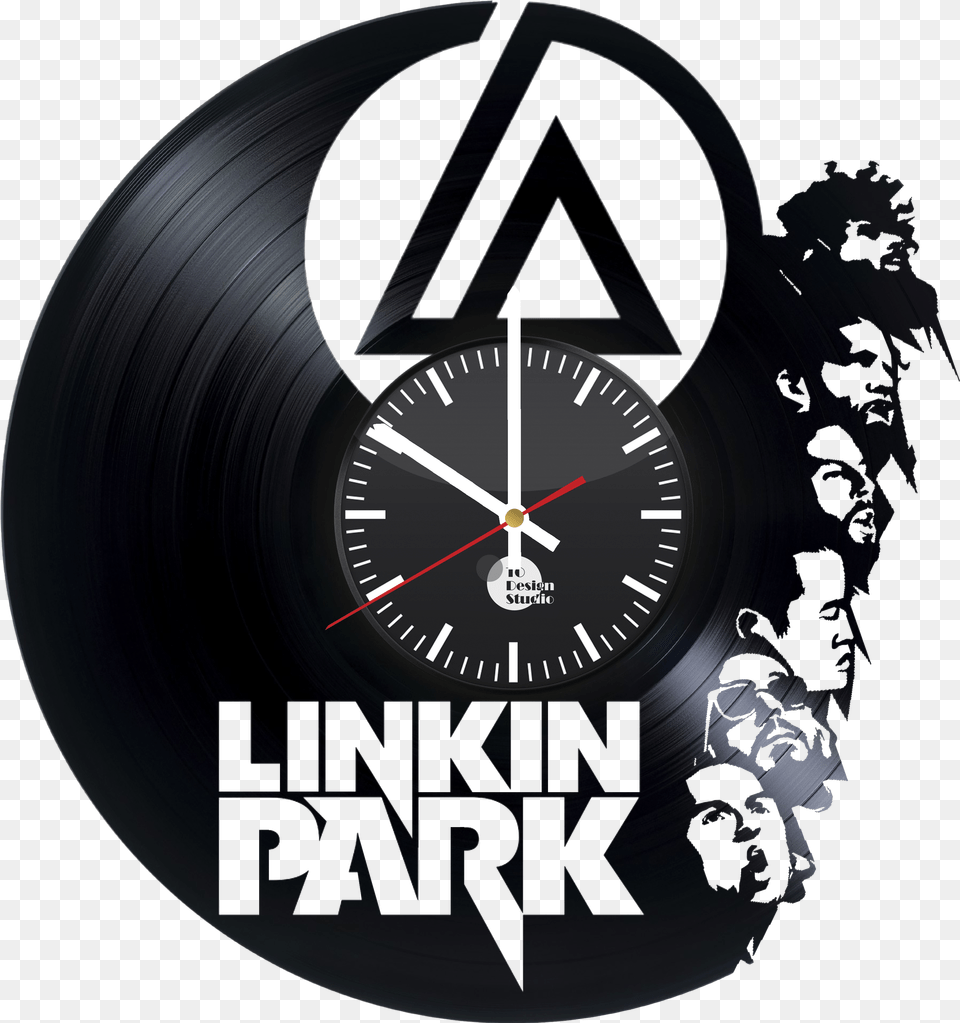 Linkin Park Logo Linkin Park Vinyl Clock Free Transparent Png