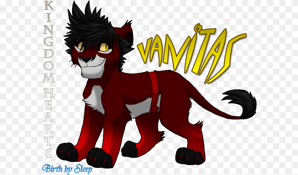 Transparent Lion Cub Vanitas Kingdom Hearts, Book, Comics, Publication, Person Png Image