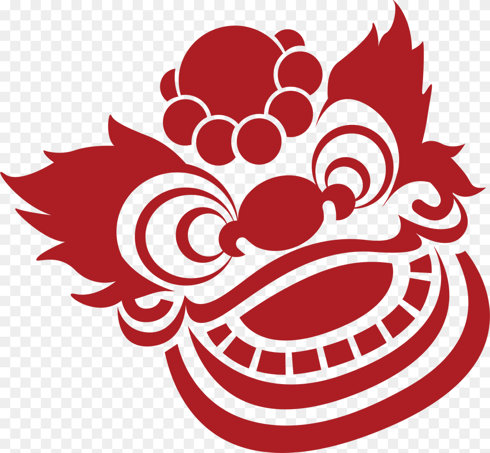 Lion Head Chinese New Year Icon, Art, Graphics, Emblem, Symbol Free Transparent Png