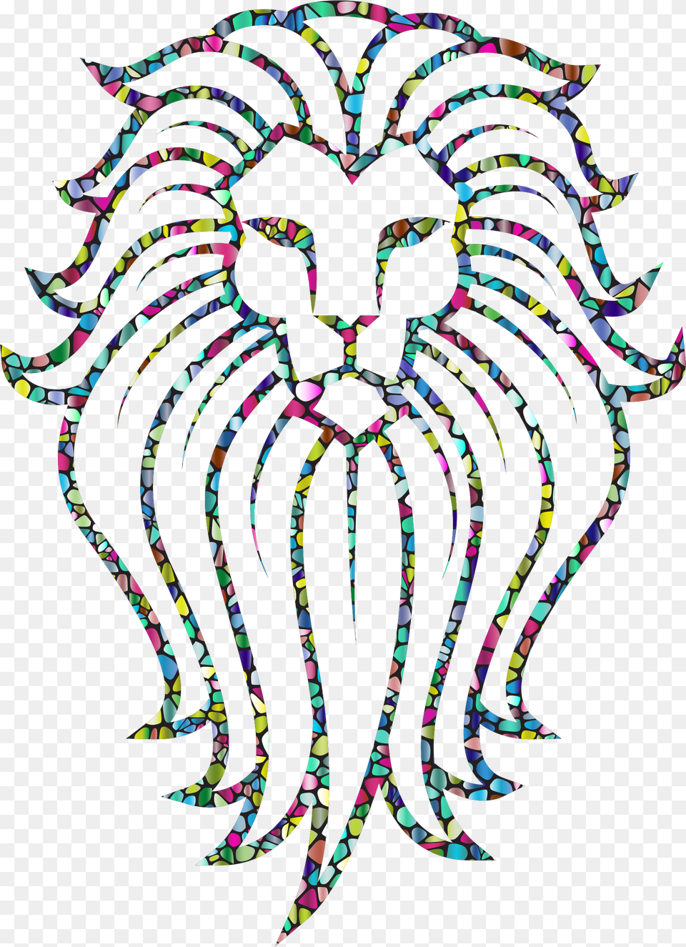 Transparent Lion Profile Clipart Totem Pole Lion Totem, Art, Pattern, Paper, Accessories Png Image