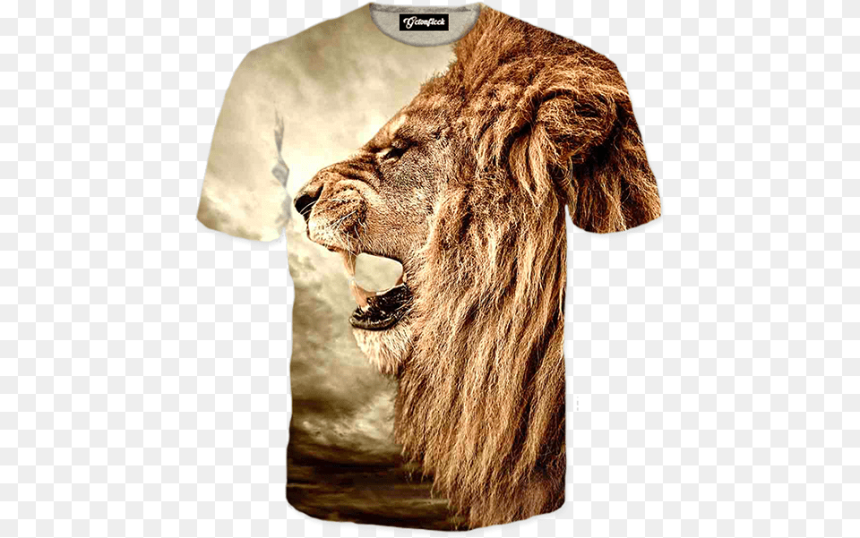 Lion Roar Spandex And Polyester Shirts, Animal, Mammal, Wildlife Free Transparent Png