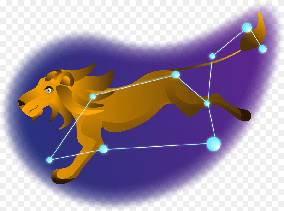 Transparent Lion Vector Dog Catches Something, Nature, Night, Outdoors, Astronomy Png Image