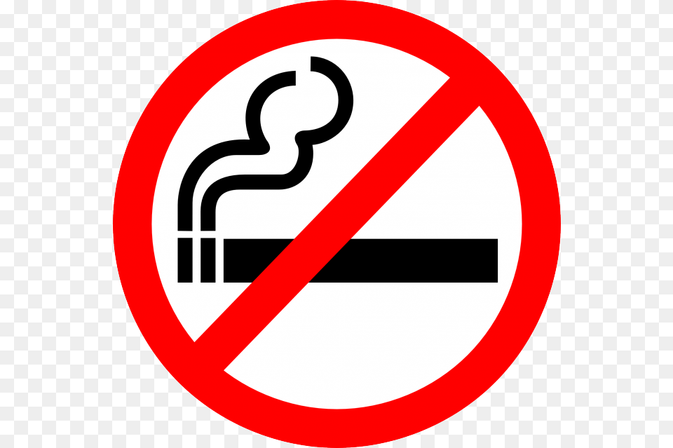 Transparent Lit Cigarette No Smoking Cartoon, Sign, Symbol, Road Sign Free Png