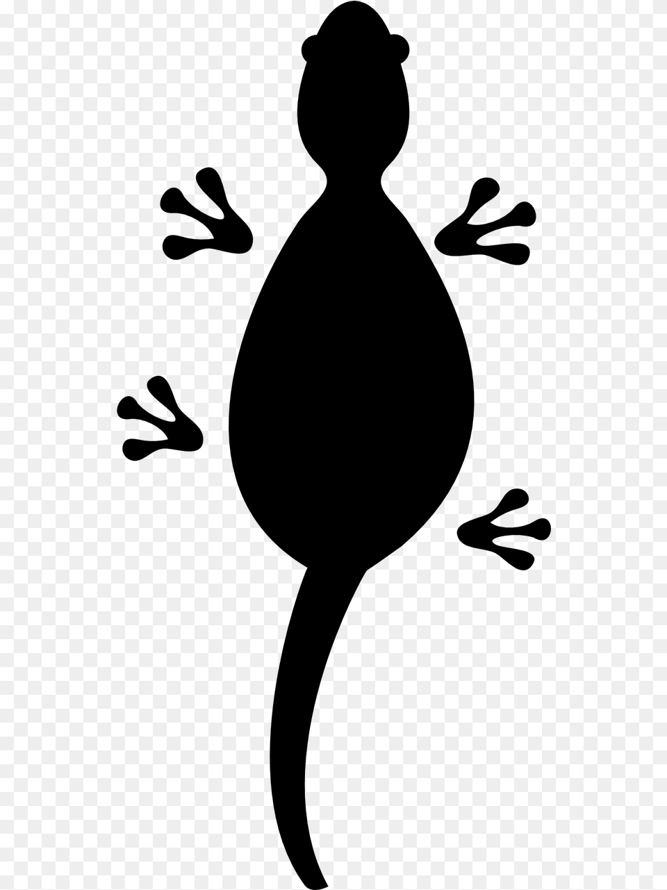 Transparent Lizard Clipart Black And White Dibujos Animado De Lagartija, Gray Png