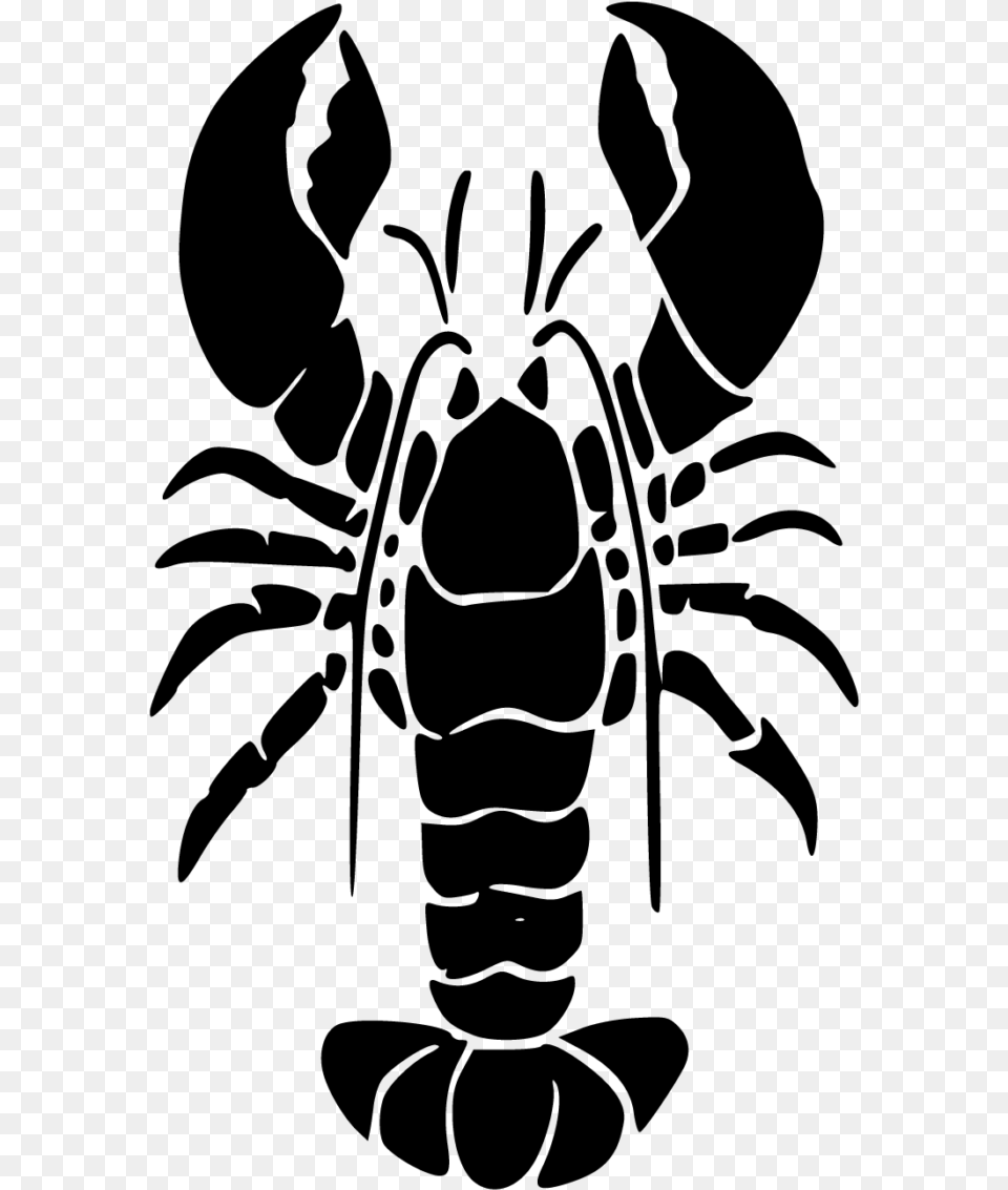 Transparent Lobster Lobster Vector, Gray Free Png