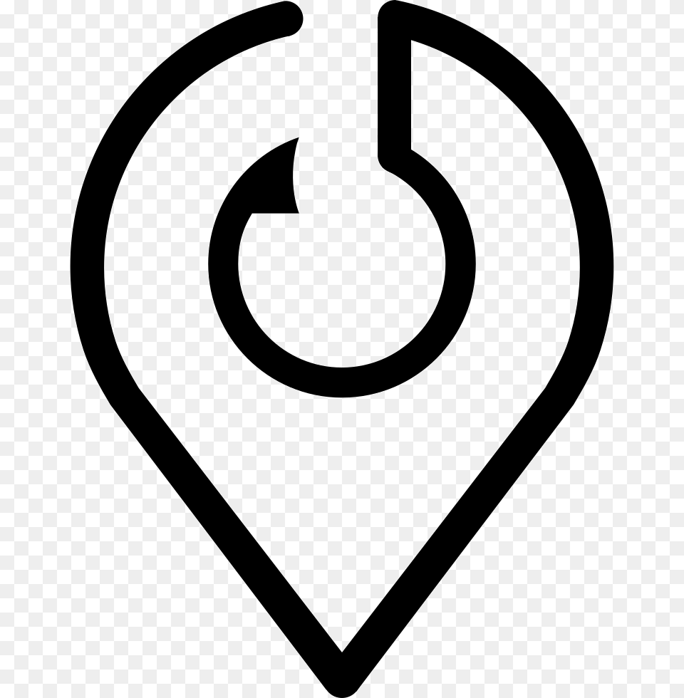 Transparent Location Icon Emblem, Bow, Weapon, Symbol, Stencil Png