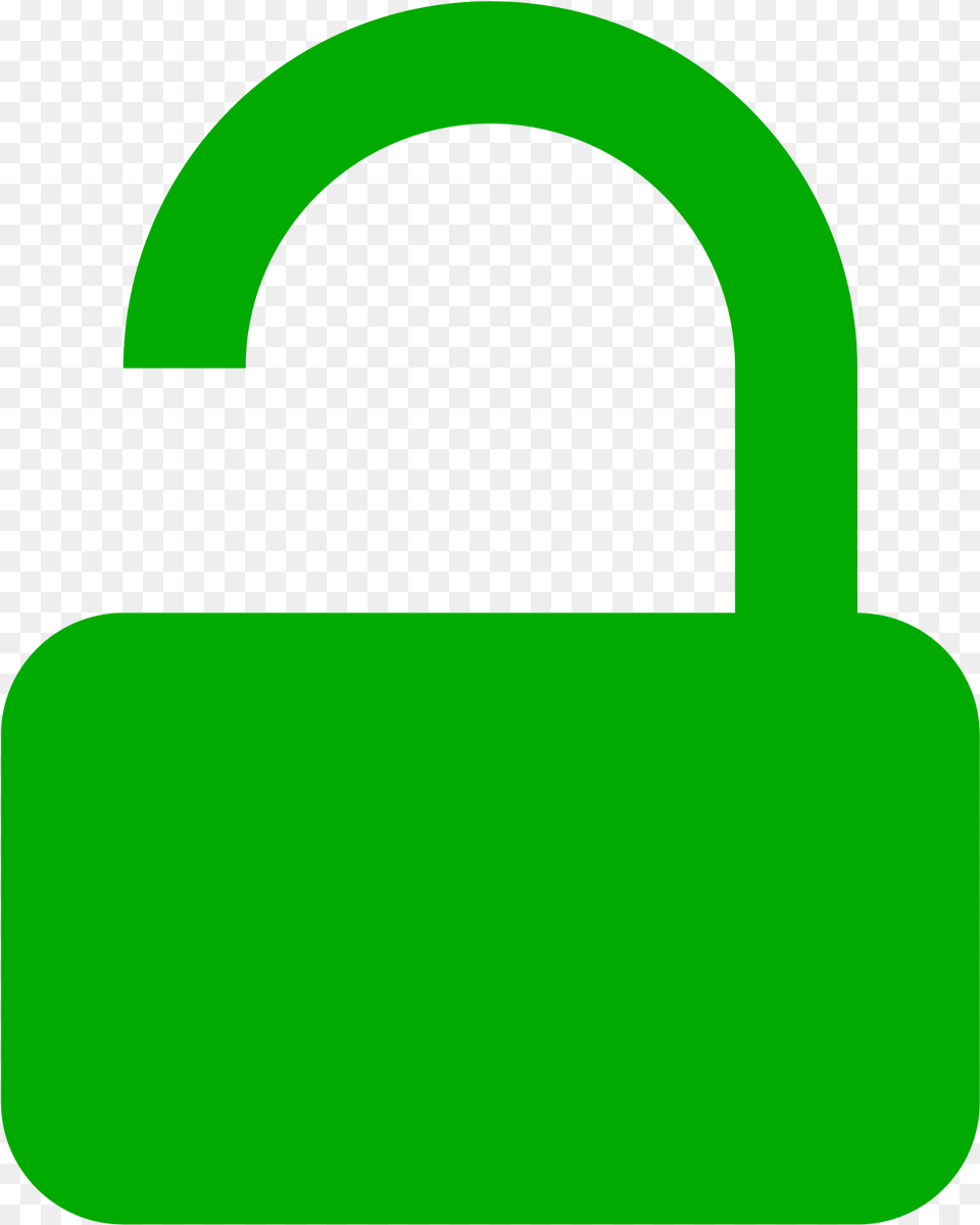 Transparent Lock Clipart Green Padlock Clipart Png