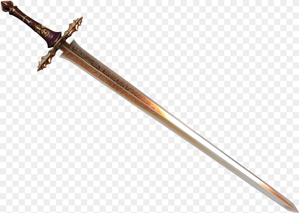 Transparent Longsword Durandal Sword, Weapon, Blade, Dagger, Knife Free Png Download