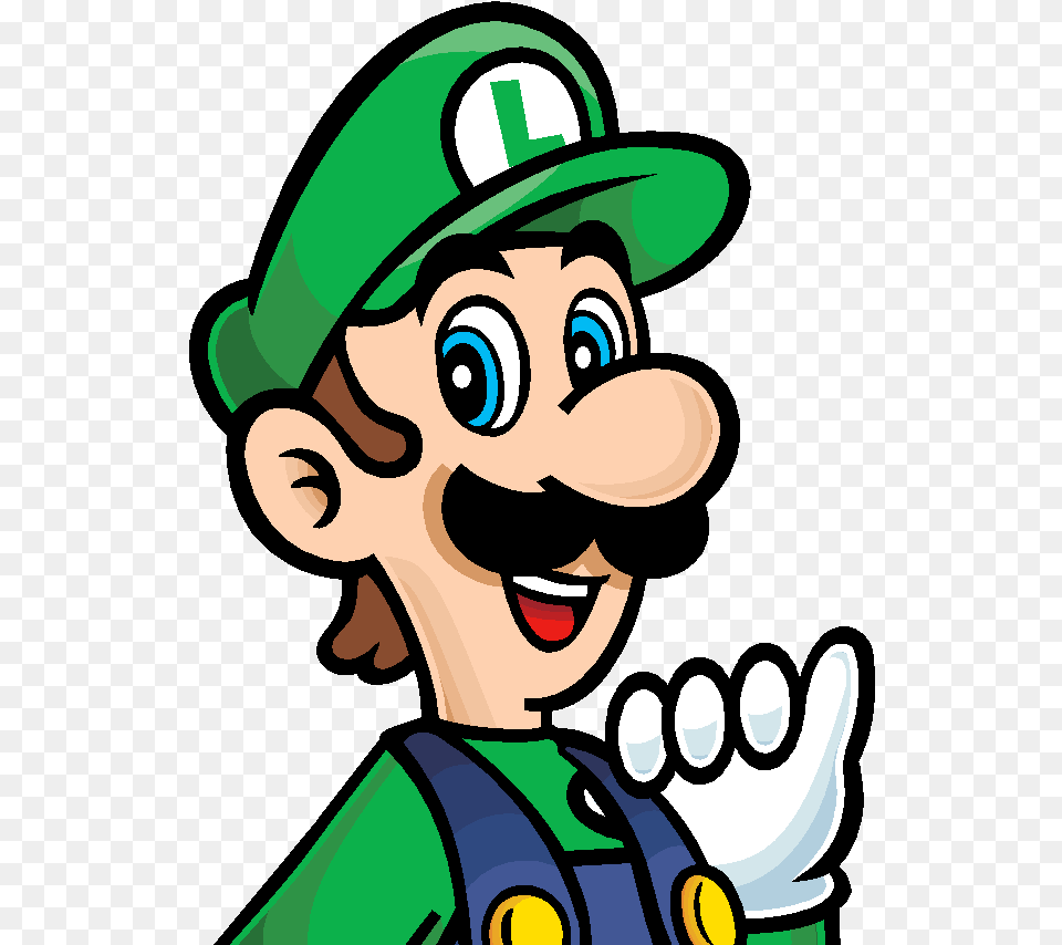 Luigi Face Super Mario Luigi Coloring Page, Baby, Person, Head Free Transparent Png