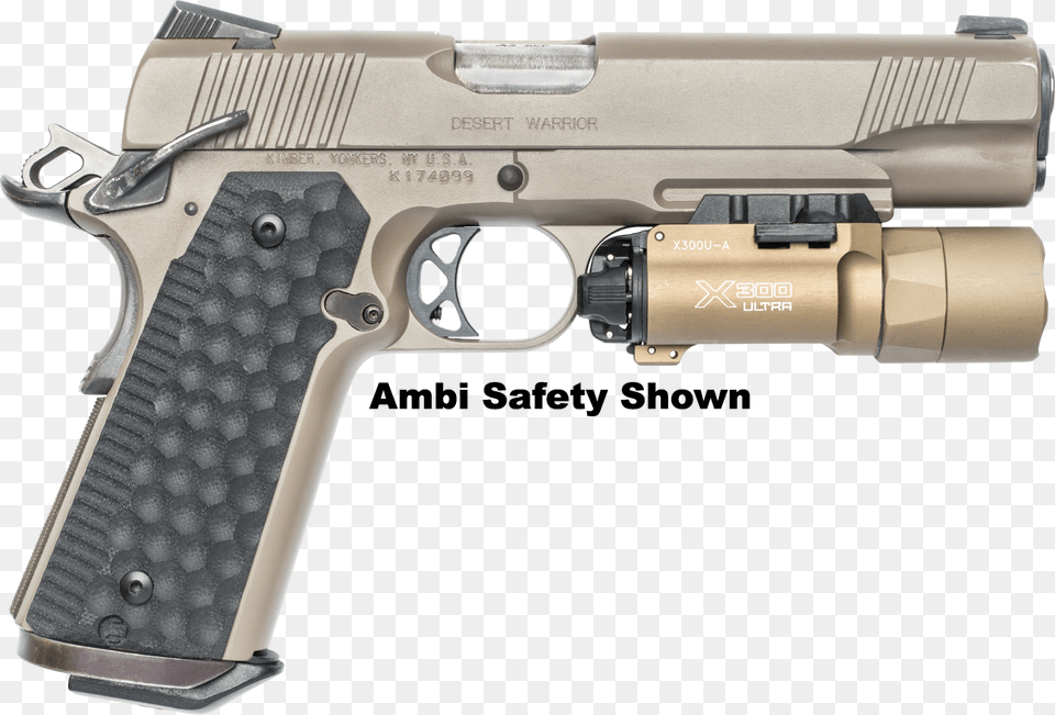 Transparent M1911 Railscales 1911 Grips, Firearm, Gun, Handgun, Weapon Free Png Download