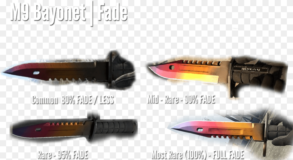 M9 Bayonet Doppler Cs Go All Phase, Blade, Dagger, Knife, Weapon Free Transparent Png