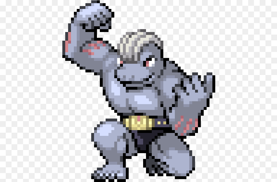 Transparent Machoke Machoke Pixel Art, Animal, Ape, Mammal, Wildlife Png Image