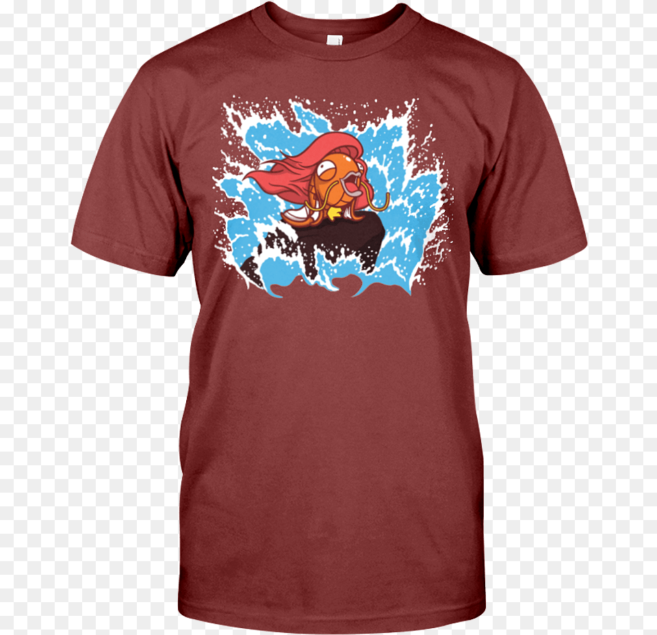 Magikarp T Shirt, Clothing, T-shirt, Baby, Person Free Transparent Png