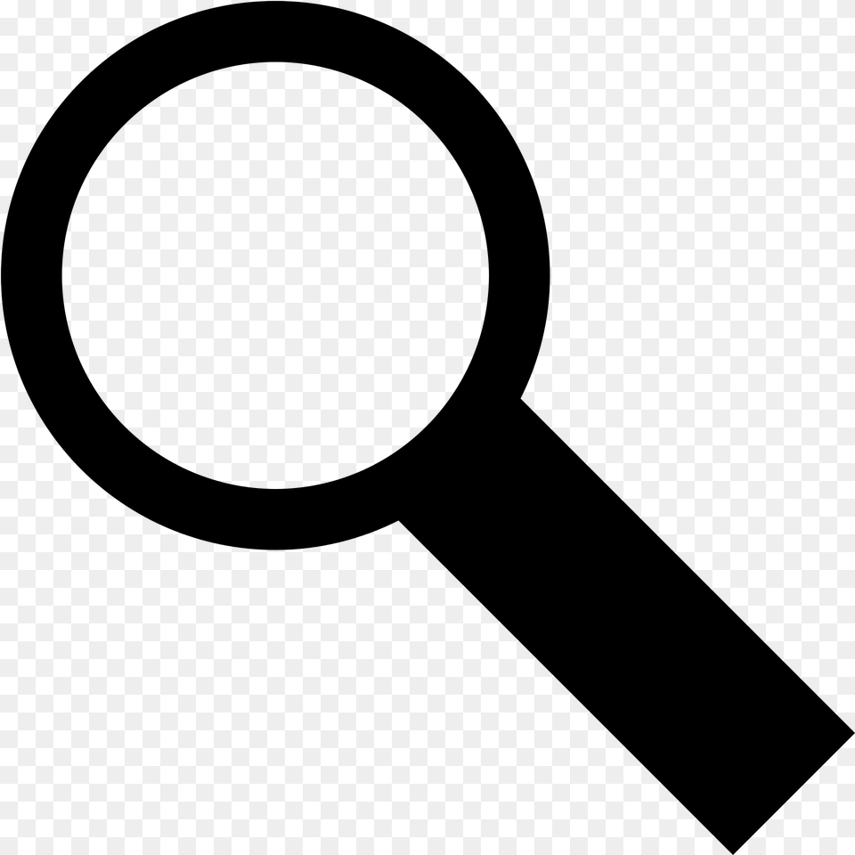 Transparent Magnifier Icon Search Button, Gray Free Png Download