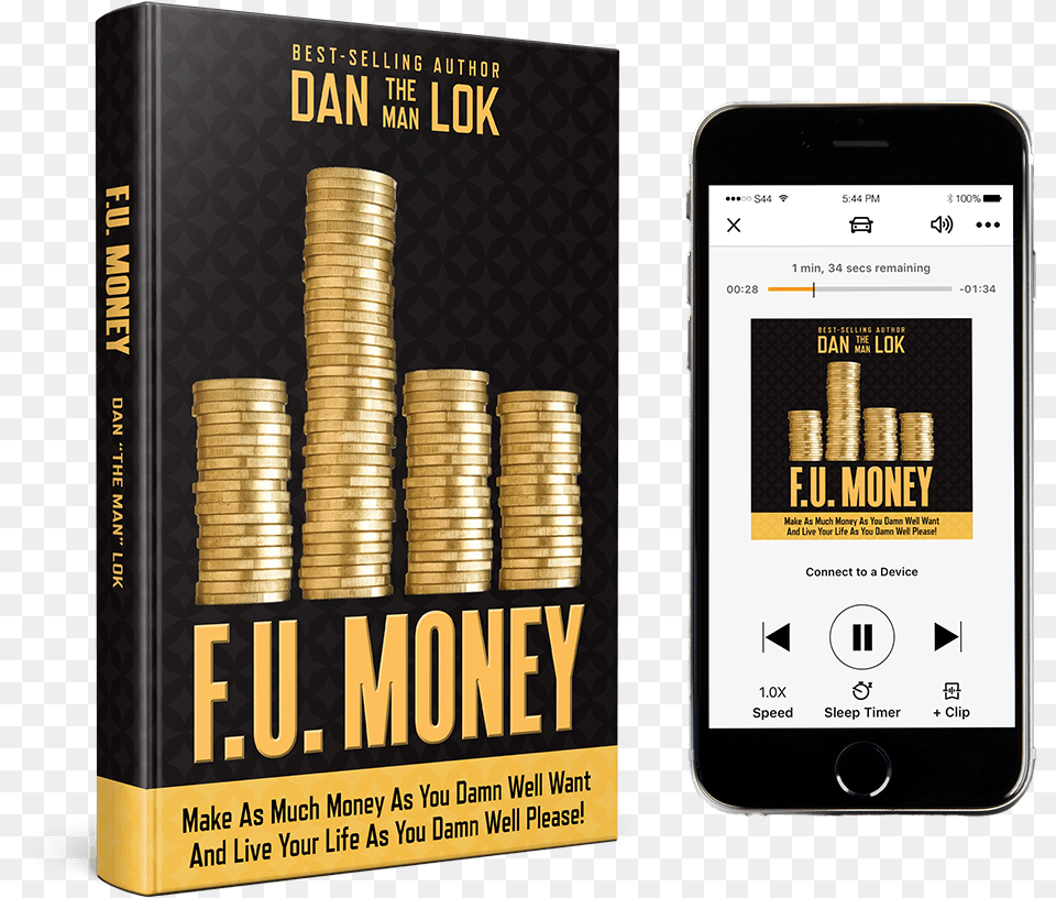 Transparent Make Money Dan Lok Books, Electronics, Mobile Phone, Phone, Coin Png Image