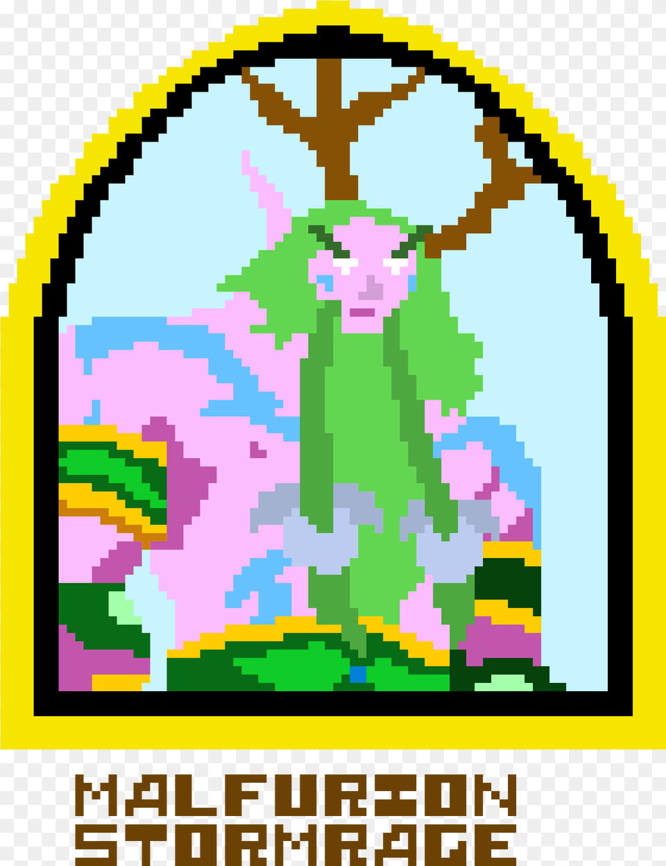 Transparent Malfurion Hearthstone Pixel Art Free Png Download